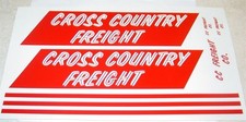 Tonka Cross Country Freight Semi Sticker Set TK-124