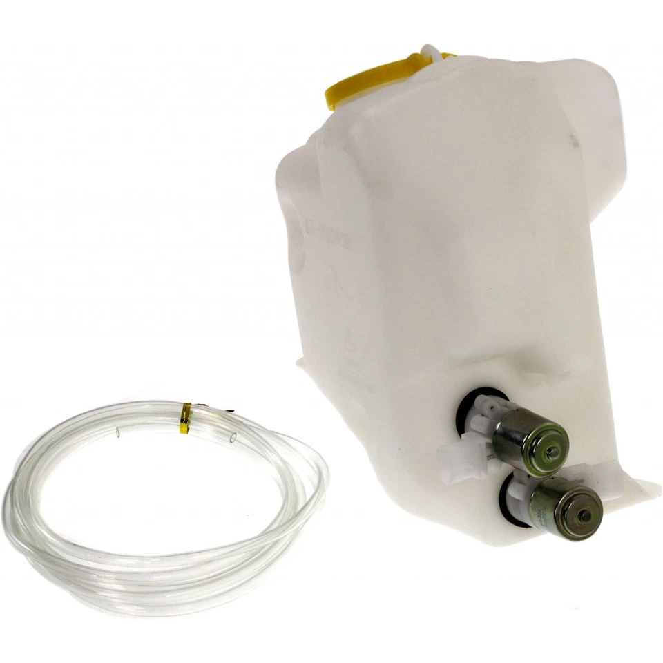 Depósito de lavadora de parabrisas para Jeep Wrangler TJ 2003-2006 | Bomba doble con bomba Foto 2 de 4