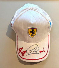 Lewis Hamilton Signed Ferrari F1 Cap with Certificate of Authenticity (COA)