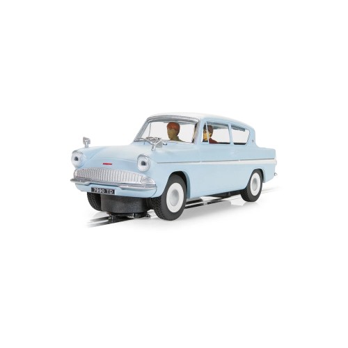 Voiture de Circuit Scalextric C4504 Ford Anglia 105E Édition Harry Potter