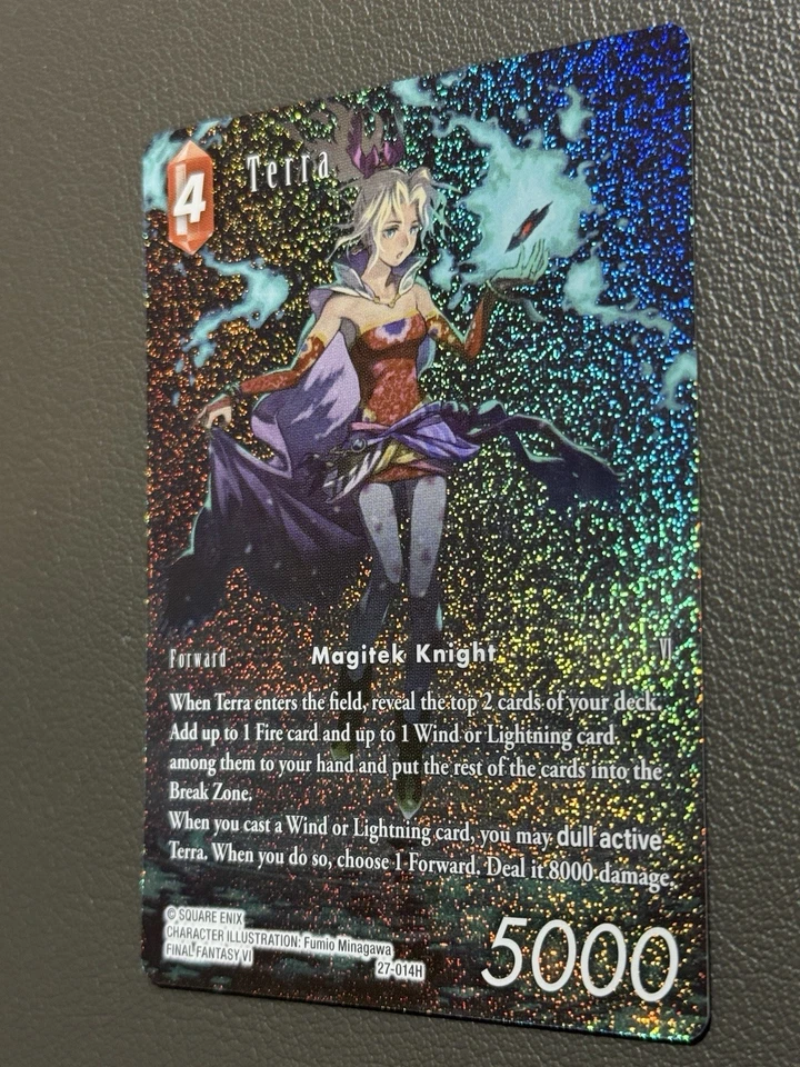 Terra Magitek Knight - Final Fantasy Journey of Discovery #27-014H FOIL FULL ART - Image 2 of 4