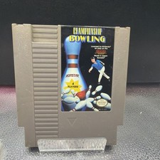 Championship Bowling Nintendo Entertainment System NES Authentic Tested Working
