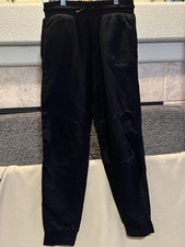 Gap Kids Size XL 12 Fleece Jogger In True Black - EUC