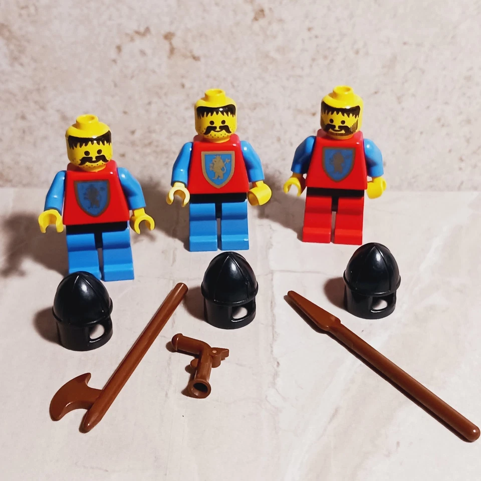 Lote De 3 Caballero Pistola Flintlock Caballero Caballero LEGO Knights Kingdom De Colección Foto 3 de 4