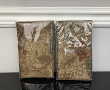 Ralph Lauren Venetian Court Tapestry Neutral Bronze Brown 2 Standard Shams