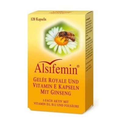 ALSIFEMIN Gelee Royal+Vit.E m.Ginseng Kapseln 120St PZN: 2201292