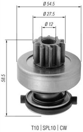 Fits MAGNETI MARELLI 940113020376 STARTER BENDIKS POSITIONS ARE NOT INTERCHANGE