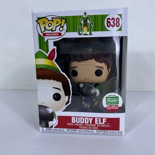 Funko POP! Movies Buddy Elf with Raccoon #638 Funko Exclusive Vinyl Figure