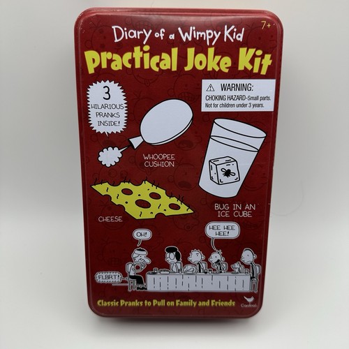 Diary Of A Wimpy Kid Practical Joke Kit *Metal Tin Container ONLY* Collectible