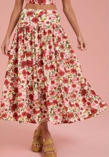 Altar'd State Marlea Floral Maxi Skirt Women Size XXS Lined NWOT