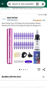 Mast Sensor Wireless Tattoo Pen Machine Kit
