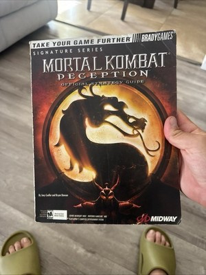 Mortal Kombat Deception - Brady Games Strategy Guide W/ Poster