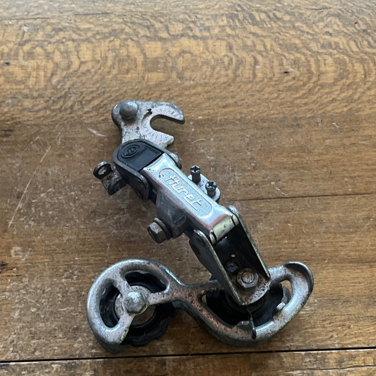 RARE - Dérailleur Huret Touriste - Vélo Course Ancien Vintage - Acier - Fabriqué En France