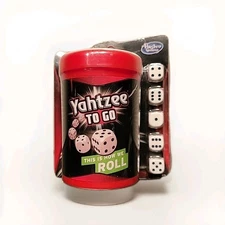 YAHTZEE TO GO Travel Game by Hasbro Gaming - NEW & SEALED Shake and Score