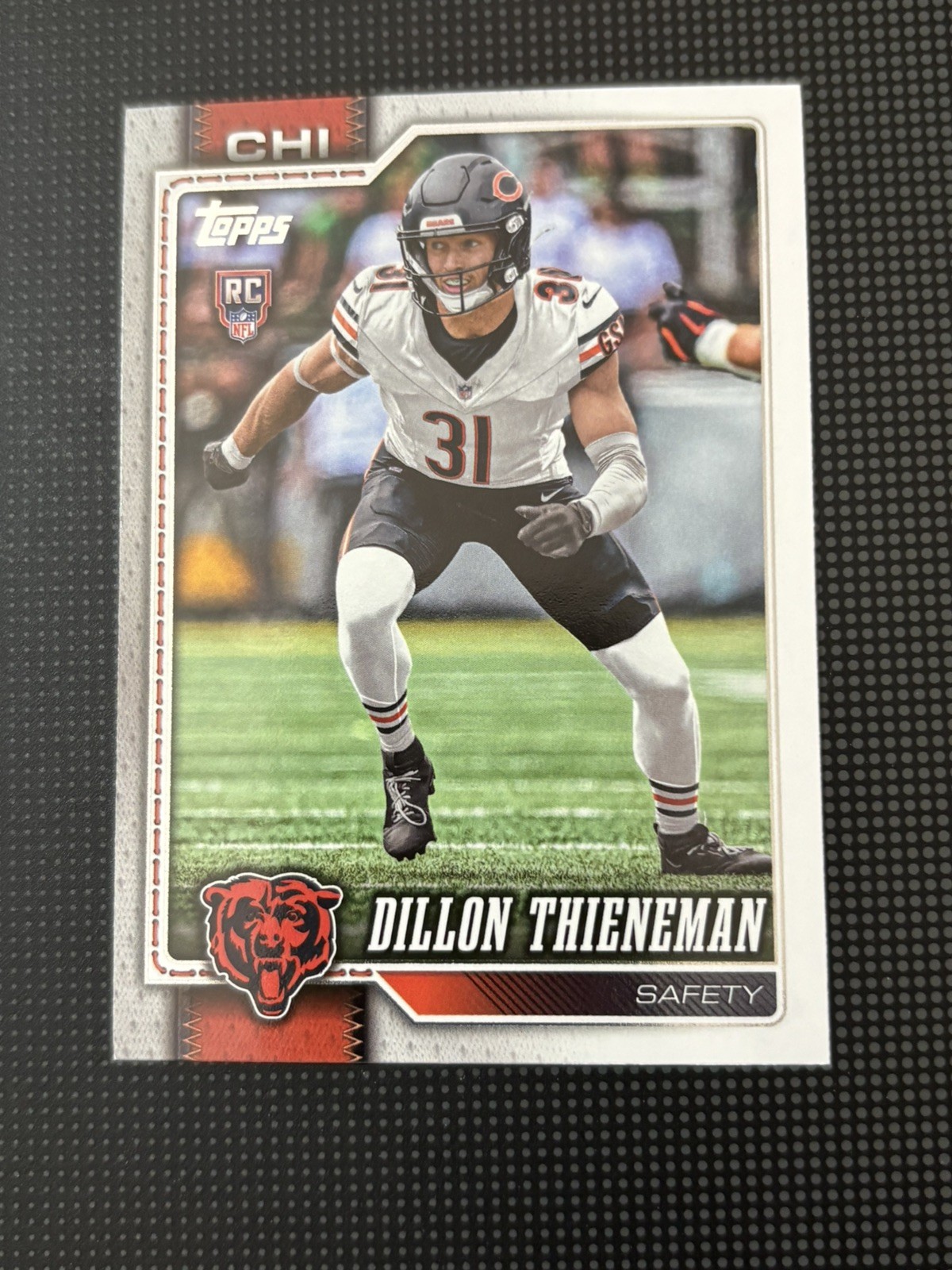 2026 Topps Flagship Football - Dillon Thieneman RC - Base Rookie - #350 - Bears