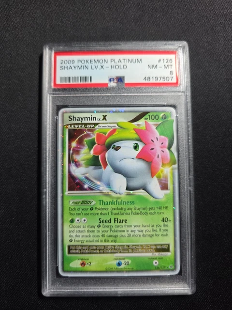 Pokemon Co. 2009 Shaymin LV.X 126/127 Platinum Holo English PSA 8
