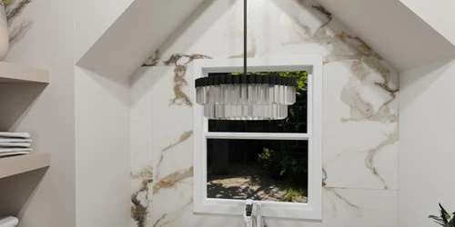 Quoizel QP6742 Starlight 4 Light 19"W Crystal Pendant - Black - Picture 6 of 9