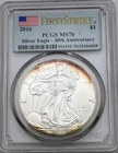 2016 American Silver Eagle PCGS MS70 First Strike 30th Anniversary ASE .999