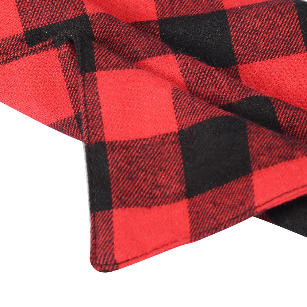 Dog Scarf Collar Bandage Neckerchief Bandana Plaid Pattern 1PCS Puppy Scarf