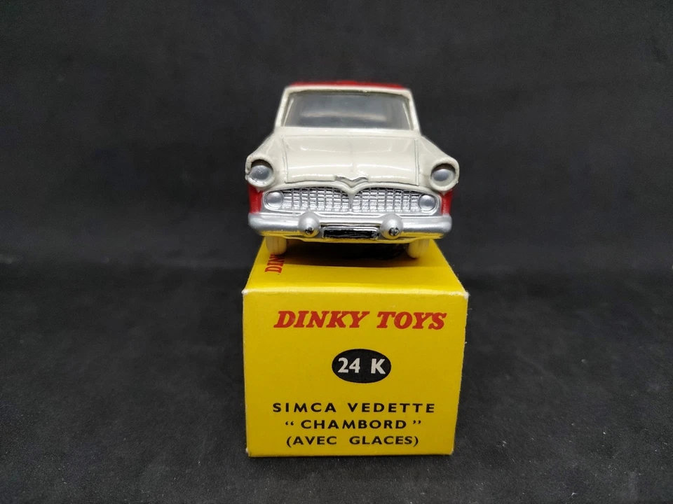 Dinky Toys Ref 24 K Simca Vedette Chambord TTBE Boite D’origine - Photo 3/4