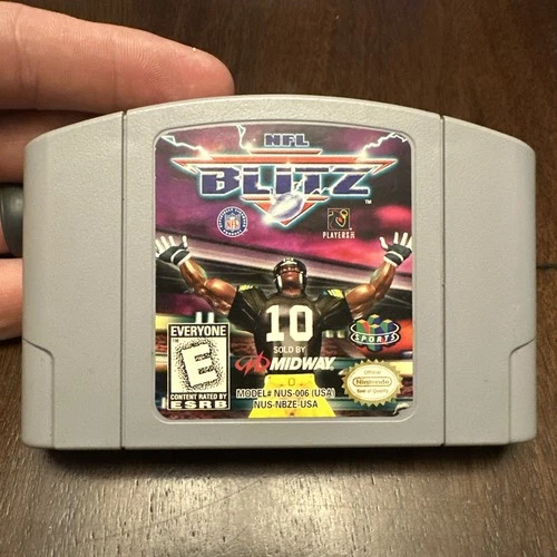 NFL Blitz 64 (Nintendo 64 N64) Tested - Authentic