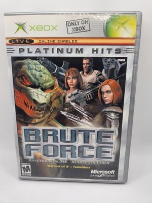  Brute Force Platinum Hirts (Microsoft Xbox) Cleaned Polished & Tested 
