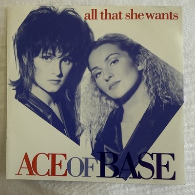 All That She Wants [US CD Single] [Maxi Single] by Ace of Base (CD, Sep-1993,...