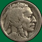 1924-D Buffalo Nickel Good G Coin, Scratch #39114
