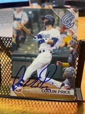 Collin Price Signed Autographed 2024 Corpus Christi Hooks Team Set Card Astros