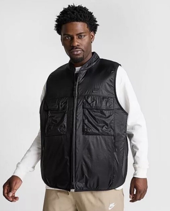 Nike Tech Fleece Vest Utility Water Repellent Zip Pockets