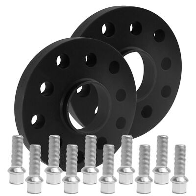 SCC Spurverbreiterung black 30mm mit Schrauben silber Skoda Fabia III 5J 2014-