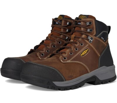 KEEN Men's Evanston 6'' Composite Toe Waterproof Insulated Work Boots 10 Wide