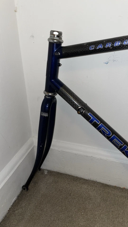 Trek 2200 复合碳纤维和铝 700c 公路自行车车架套装 尺寸 49 毫米 — 第 3/4 张图片