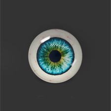 Dollmore 00AK BJD Eyes 12mm - Omga Flat Round Glass Eyes FE03