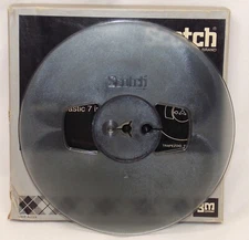 Vintage RB7 Scotch 2 Window  7" Plastic Take Up Reel ~ Empty Reel With Box ~ to