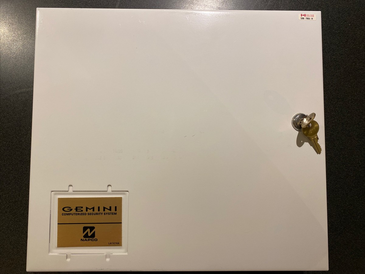 NAPCO Gemini Computerized Security System Cabinet LA1474A +