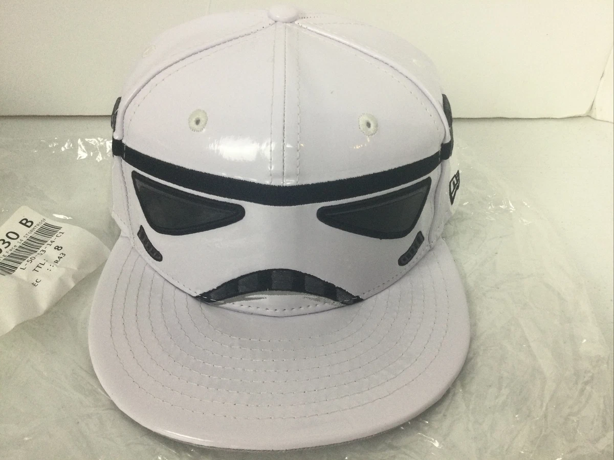 Big Face Stormtrooper New Era Star Wars 59Fifty Baseball Hat 7 3 8