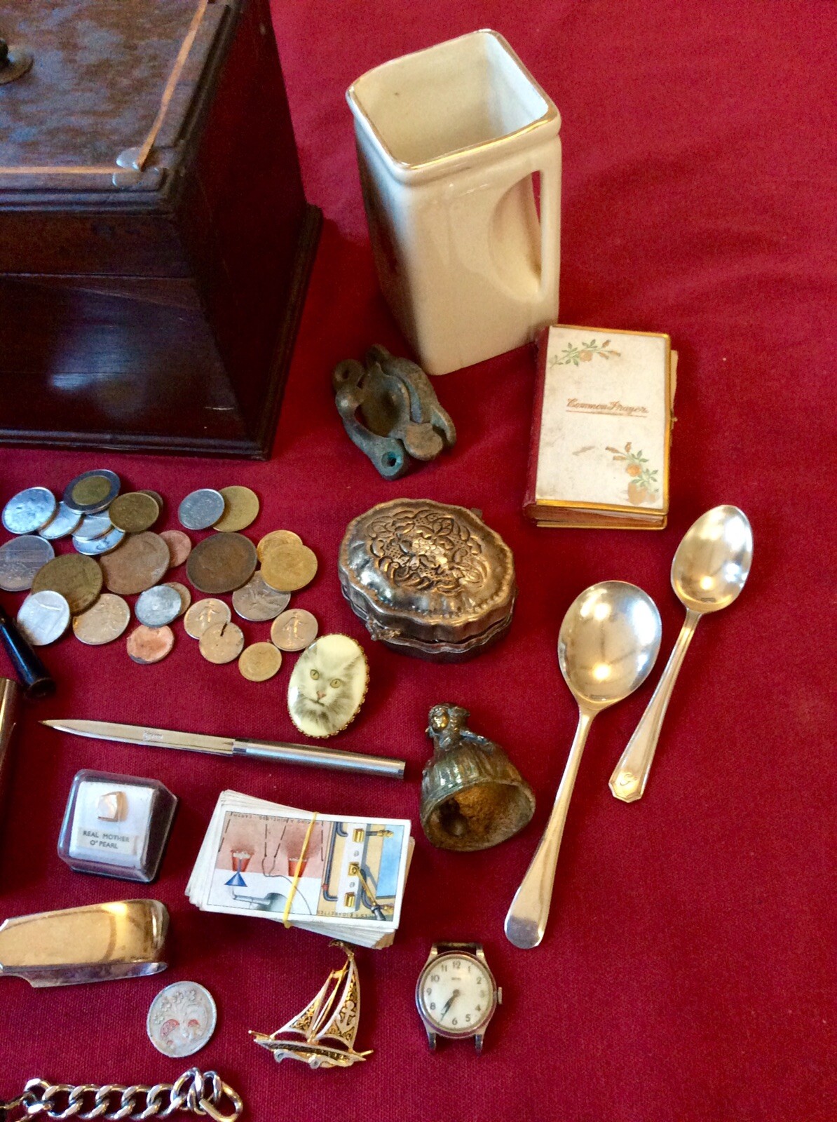 Job Lot Antique Vintage Collectables,Mixed Junk Curios,Old Collection