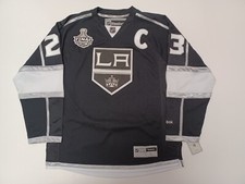 DUSTIN BROWN LOS ANGELES KINGS HOME 2012 STANLEY CUP FINAL REEBOK HOCKEY JERSEY