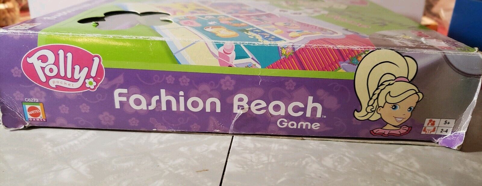 POLLY POCKET FASHION BEACH GAME MATTEL 2003 C6273 & UNOPENED for sale  online