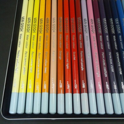 VAN GOGH Pencils Water Color 36 colors set Aquarelle Aquqrel Royal