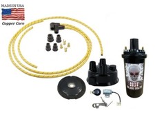 Distributor Ignition Tune up kit and 12V Coil for John Deere 40 420 430 Tractor