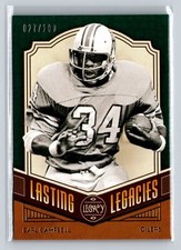 2020 Panini Legacy #LL-EC Earl Campbell Lasting Legacies Green Excellent