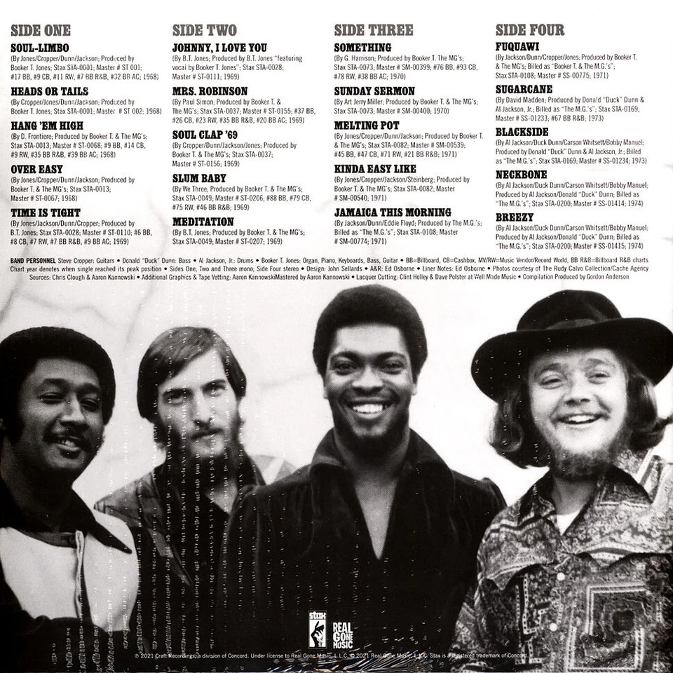 Booker T. & The Mg's - Complete Stax Singles (Vinyl 2LP - 2021 - EU - Original) - Bild 2 von 2