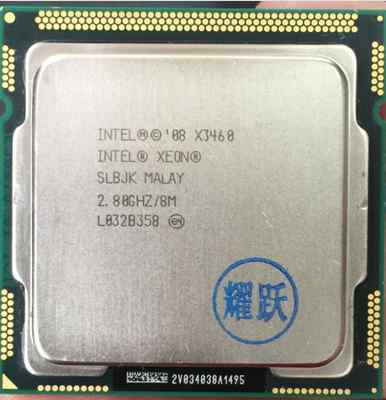 CPU Intel Xeon Prozessor X3460 Quad Core @ 2,83 Ghz SLBJK Socket 1156 / H1 /