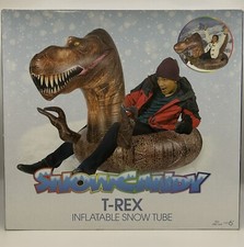 SnowCAndy - T-Rex Inflatable Snow Tube - Supports up to 250 Lbs