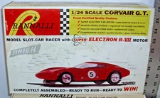 RANNALLI CORVAIR G.T. WITH SUPER ELECTRON R-VIII MOTOR SLOT CAR 1:24 BOXED