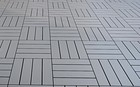10 x WPC Decking Tiles Garden Patio Balcony Composite Decking Floor 30cm x 30cm