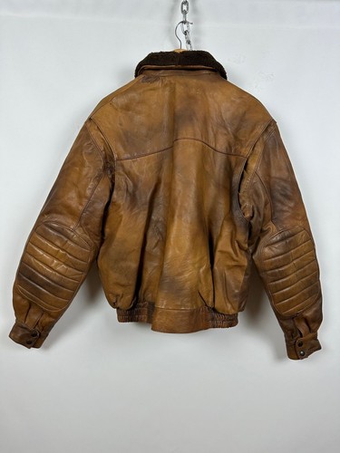 Men's Vintage Frank Thomas Barnstormer B52 Pilot Leather Jacket 44 UK/54 EUR - Picture 3 of 24