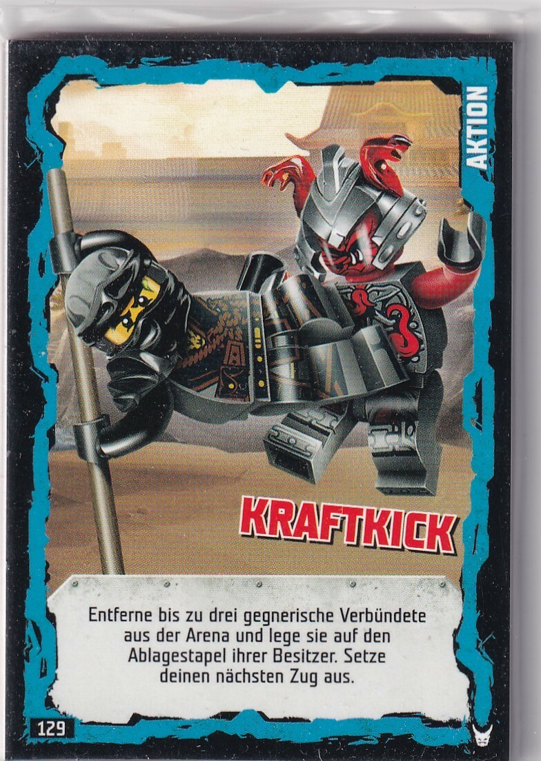 Lego Ninjago Serie 3 TCG Sammelkarten Nr. 129 Kraftkick | eBay